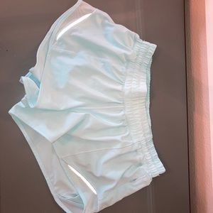 light blue hotty hot shorts 2.5 in